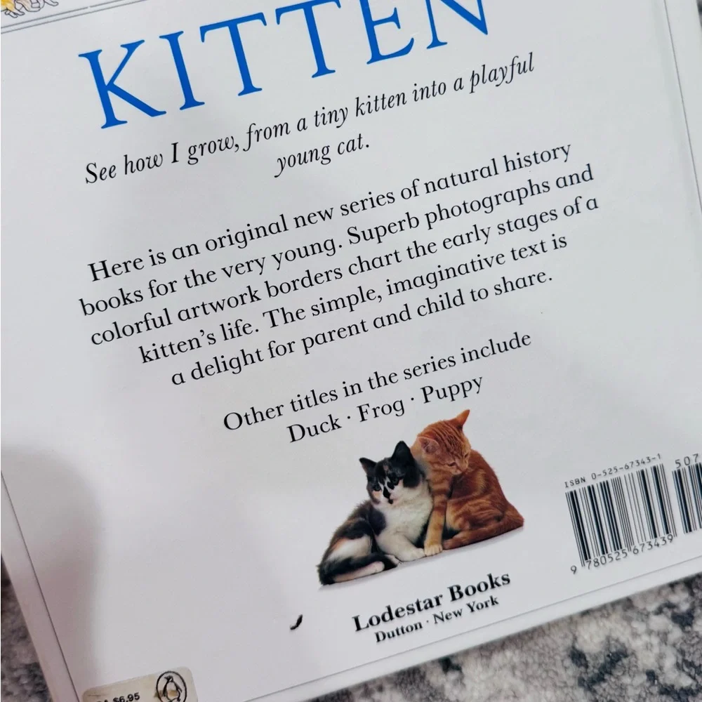 KITTEN - From the SEE HOW THEY GROW Picture Book Series